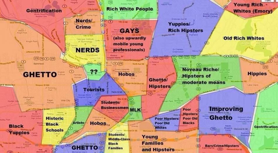 Remembering the Atlanta map that offended everyone, 7 years later Urbanize Atlanta